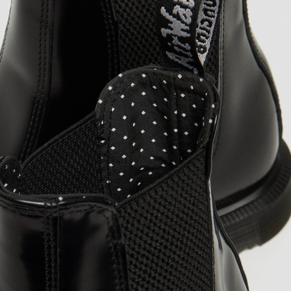 Dr. Martens‎ Kensington Boots Womens Size 6 Flora Black Chelsea Pull On NIB - Picture 11 of 15